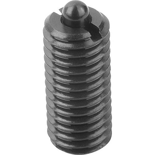 KIPP K0317.1AE SPRING PLUNGER LIGHT SPRING FORCE D=8-32 L=15, STEEL, COMP:PIN STEEL, PU=25 Online now