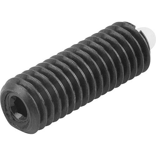 KIPP K0318.05 SPRING PLUNGER STANDARD SPRING FORCE D=M05 L=18, STEEL, COMP:PIN POM Online now