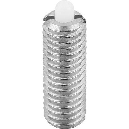 KIPP K0320.A6 SPRING PLUNGER STANDARD SPRING FORCE D=5/8-11 L=32, STAINLESS STEEL, COMP:PIN POM Online Sale