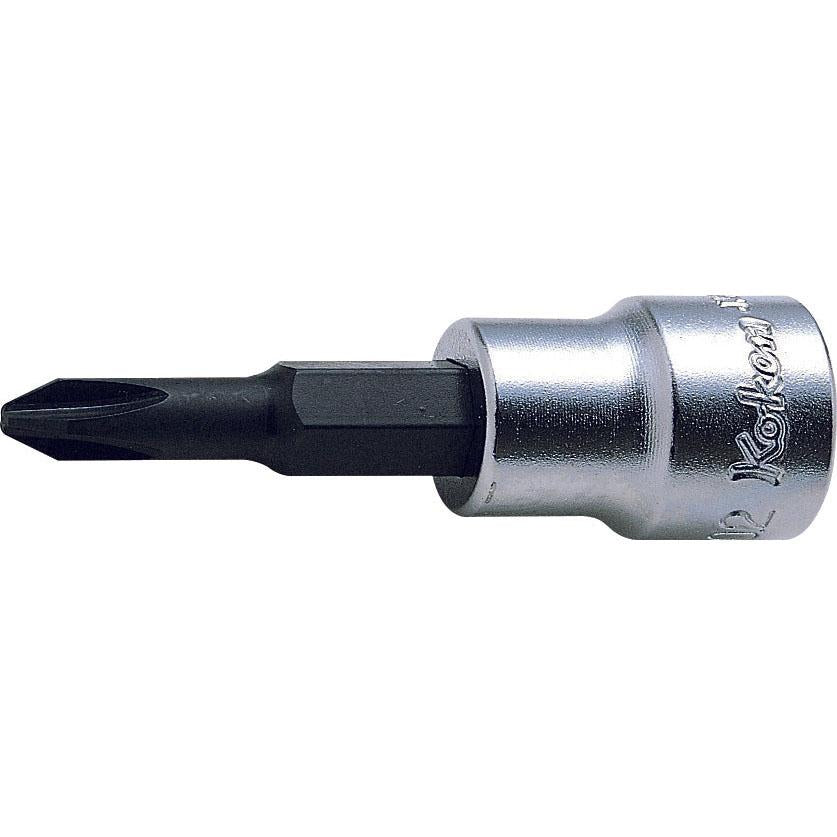 Ko-ken 3000-2 3/8 Sq. Dr. Bit Socket  PH2  Length 60mm on Sale