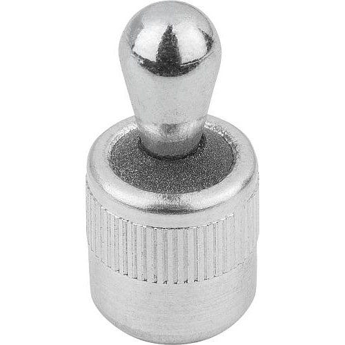 KIPP K0368.22056 LATERAL SPRING PLUNGER, SPRING FORCE W. SEAL D=10, D2=10, L1=6, ALUMINIUM, COMP:STEEL on Sale