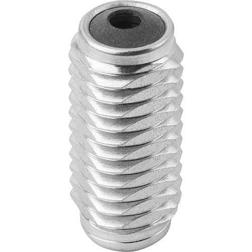 KIPP K0372.2050X20 LATERAL SPRING PLUNGER SPRING FORCE, WITH THREADED SLEEVE WITHOUT THRUST PIN, D=M12 L=19, FORM:B, STEEL, Online Hot Sale