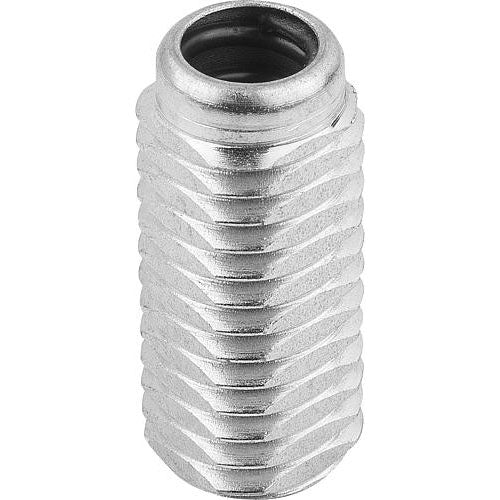 KIPP K0372.1150X27 LATERAL SPRING PLUNGER SPRING FORCE, WITH THREADED SLEEVE WITHOUT THRUST PIN, D=M12 L=26,5, FORM:A, STEEL, Online now