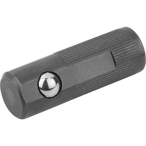 KIPP K0374.410 LATERAL SPRING PLUNGER SPRING FORCE, SINGLE SIDED, D=10 L=30, FORM:C, FREE-CUTTING STEEL, COMP:STEEL Online