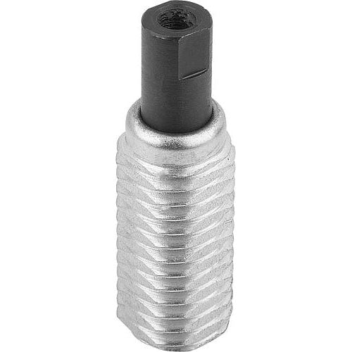 KIPP K0373.1202006 SPRING PUSH-PULL PLUNGER SPRING FORCE, D=M12, L=18,5, H=6, STEEL, COMP:STEEL Hot on Sale