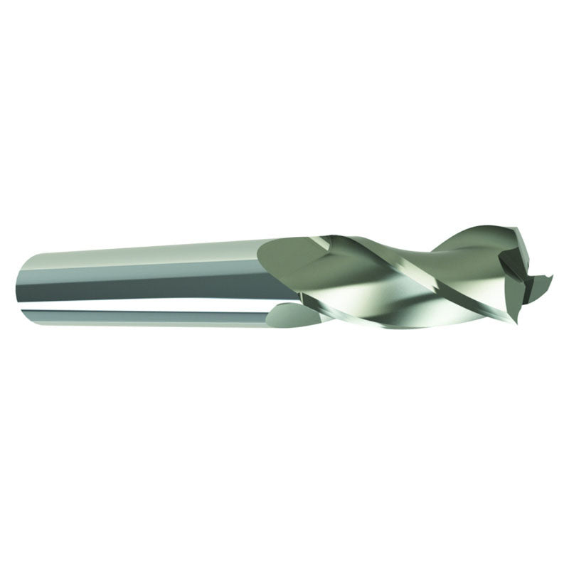 Micro 100 GE45SEM37503 3/8 Dia. 5/8 LOC 2 OAL 3 Flute Carbide S/E HP End Mill-Uncoated Online Hot Sale