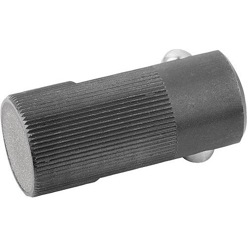 KIPP K0374.622 LATERAL SPRING PLUNGER SPRING FORCE, DOUBLE SIDED, D=22 L=45, FORM:D, FREE-CUTTING STEEL, COMP:STEEL Online now