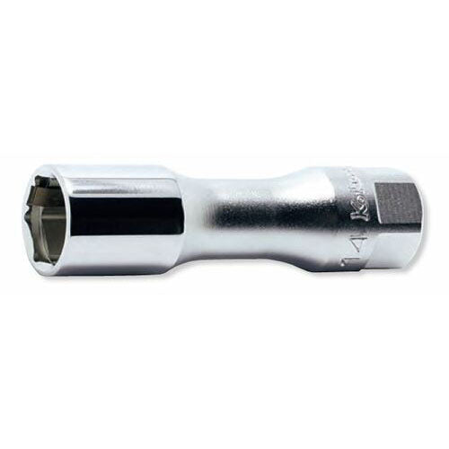 Ko-ken 3300CZ-18 3/8 Sq. Dr. Socket  18mm 6 point Length 70mm Spark Plug Socket Clip type Hot on Sale