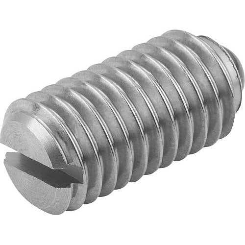 KIPP K0609.06 SPRING PLUNGER SPRING FORCE D=M06 L=14, STAINLESS STEEL, COMP:BALL CERAMIC Sale