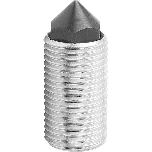 KIPP K0977.3116 SPRING PUSH-PULL PLUNGER SPRING FORCE, WITH ROTATION LOCK D=M16X1,5 L=28, FORM:K, STEEL, COMP:PIN STEEL Online