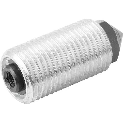 KIPP K0977.3116 SPRING PUSH-PULL PLUNGER SPRING FORCE, WITH ROTATION LOCK D=M16X1,5 L=28, FORM:K, STEEL, COMP:PIN STEEL Online