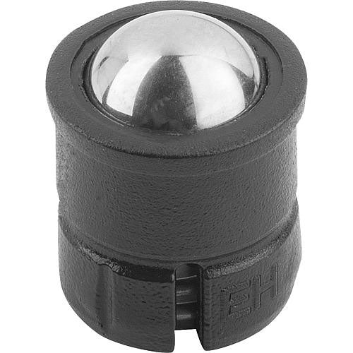 KIPP K1171.05 SPRING PLUNGER SPRING FORCE, SMOOTH VERSION, D=5 L=6, PLASTIC, COMP:STAINLESS STEEL Discount