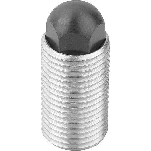 KIPP K0977.2120 SPRING PUSH-PULL PLUNGER SPRING FORCE, WITH ROTATION LOCK D=M20X1,5 L=34, FORM:H, STEEL, COMP:PIN STEEL Sale