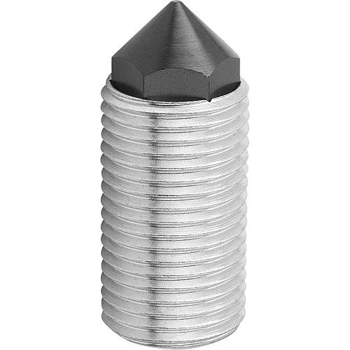 KIPP K0977.3212 SPRING PUSH-PULL PLUNGER INTENSIFIED SPRING FORCE, WITH ROTATION LOCK D=M12X1,5 L=20, FORM:K, STEEL, COMP:PIN Sale