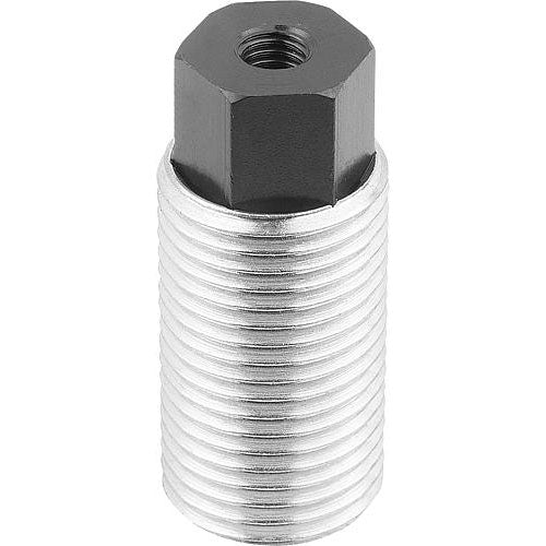 KIPP K0977.1112 SPRING PUSH-PULL PLUNGER SPRING FORCE, WITH ROTATION LOCK D=M12X1,5 L=20, FORM:I, STEEL, COMP:PIN STEEL Online Hot Sale