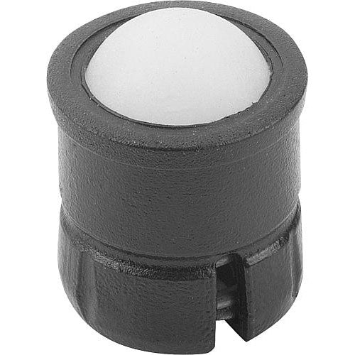KIPP K1171.206 SPRING PLUNGER SPRING FORCE, SMOOTH VERSION, D=6 L=7, PLASTIC, COMP:POM Fashion