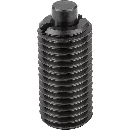 KIPP K1370.05 SPRING PLUNGER STANDARD SPRING FORCE D=M05 L=18 STEEL, FLAT, COMP:PIN STEEL on Sale