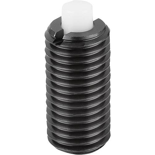 KIPP K1372.16 SPRING PLUNGER STANDARD SPRING FORCE D=M16 L=32 STEEL, FLAT, COMP:PIN POM Online Sale