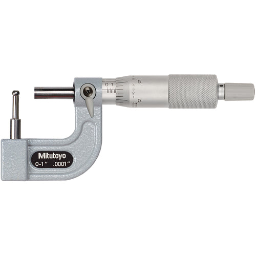 Mitutoyo MT80115-313 0-1" Measuring Range-0.0001" Graduation – Ratchet Thimble – Carbide Face – Tubing Micrometer Discount