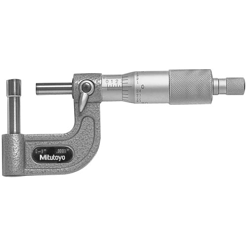 Mitutoyo MT80115-314 0-1" Measuring Range-0.0001" Graduation – Ratchet Thimble – Carbide Face – Tubing Micrometer Online