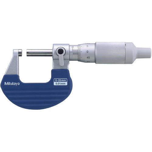 Mitutoyo MT80102-701 0-25 mm Measuring Range-0.01 mm Graduation – Ratchet Thimble – Carbide Face – Outside Micrometer Online now