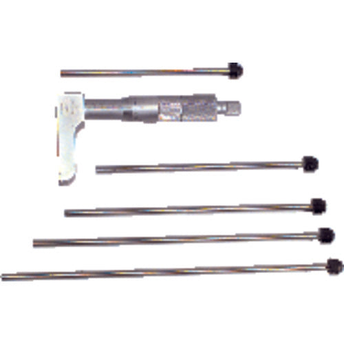 Mitutoyo MT80129-331 0-4" Measuring Range – Ratchet Thimble – Depth Micrometer with Half Base Hot on Sale