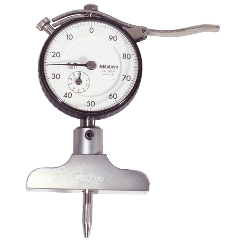 Mitutoyo MT807212 0-200 mm Measuring Range (0.01mm Graduation) – Dial Depth Gage on Sale