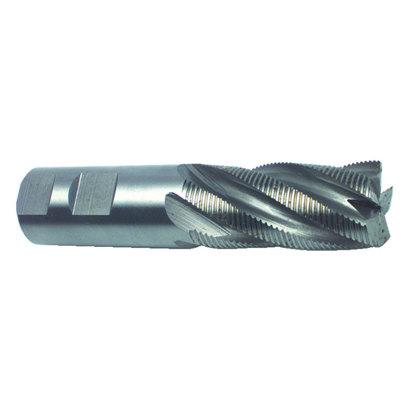 Morse Cutting Tools CV3244984 7/8" x 3/4" x 1 7/8" x 4 1/8" 5 Flute Single End HSSCo Roughing Center Cutting End Mill-TiN Series/List #4613G Online now