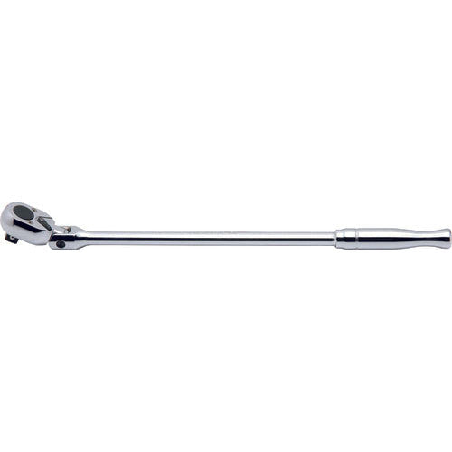 Ko-ken 4774P-450 1/2 Sq. Dr. Ratchet Handle  24 teeth Flexible Head Length 450mm  Polished Handle Online