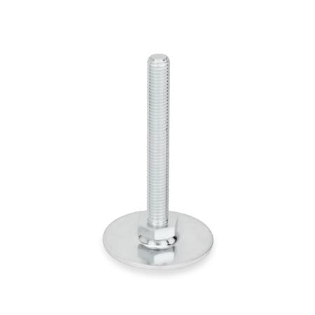 JW WINCO GN40-50-5/8X11-100-A1-UK GN 40 Leveling Feet Steel, Tapped Socket or Threaded Stud Type Online