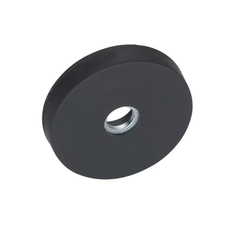 JW WINCO GN51.4-ND-57-SW RETAINING MAGNET W /BORE, RUBBER JACKET Hot on Sale