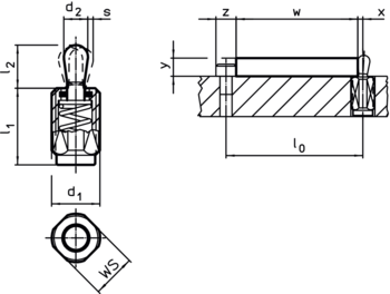 Lateral Plunger with thread, with seal – 22150.0495 Online Sale