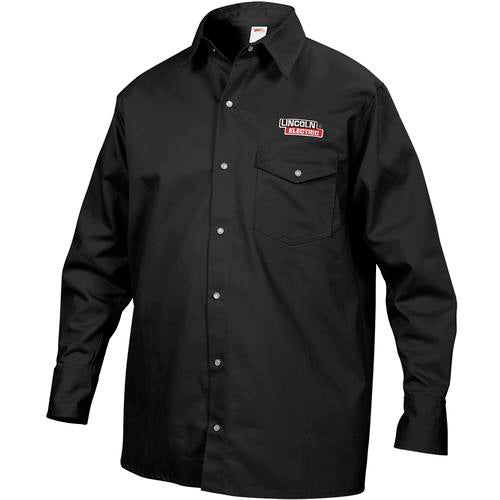 Lincoln Electric LE01KH809XL Shirt – XL Black Flame Retardant Welding KH809XL Supply