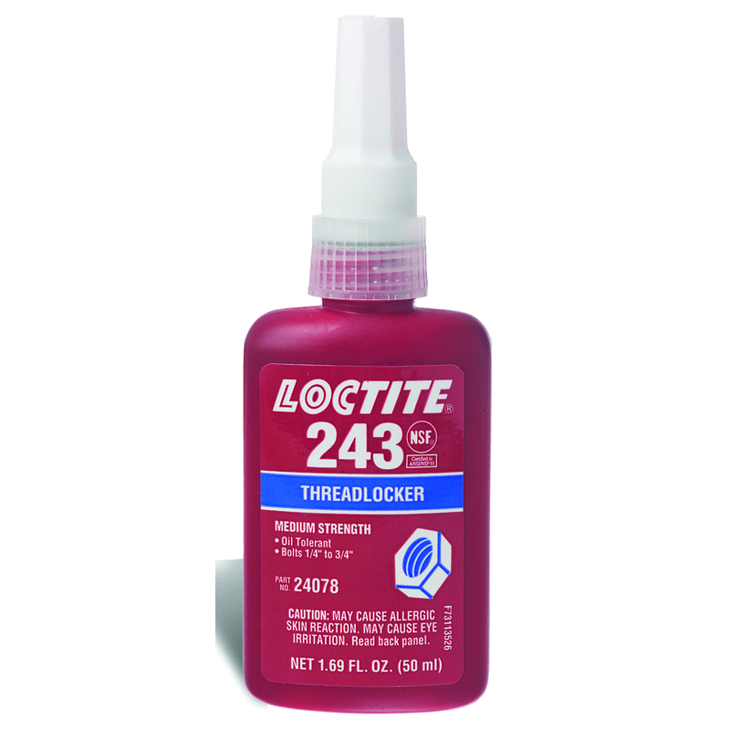 Loctite LM501329467 Series 243 Threadlocker Blue Removable-50 ml Supply