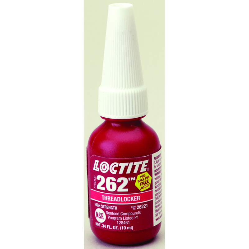 Loctite LM5026221 Series 262 Medium to High Strength Permanent Threadlocker-10 ml Hot on Sale