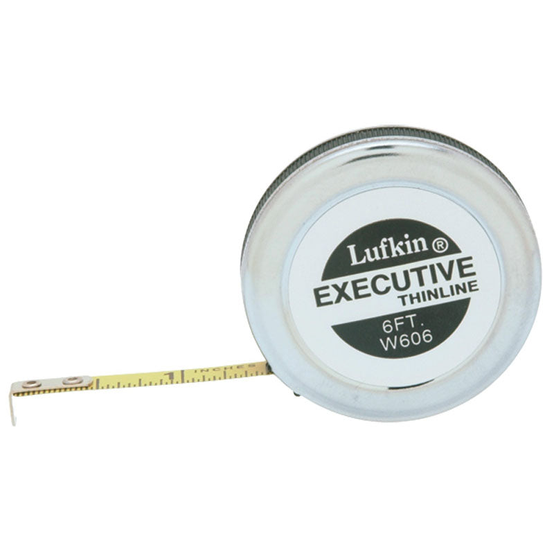 Lufkin MZ50W608 1/4" x 8′ Executive Thinline Pocket Tape Measure Online Hot Sale