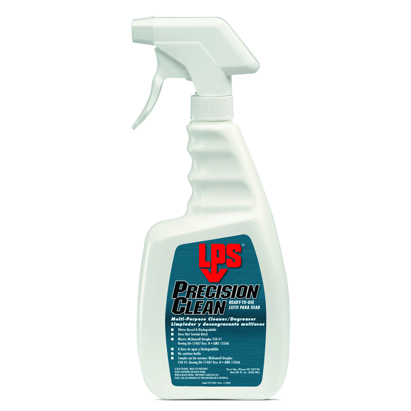 LPS LJ6002728 Precision Clean Multi-Purpose Cleaner/Degreaser – 28 oz Supply
