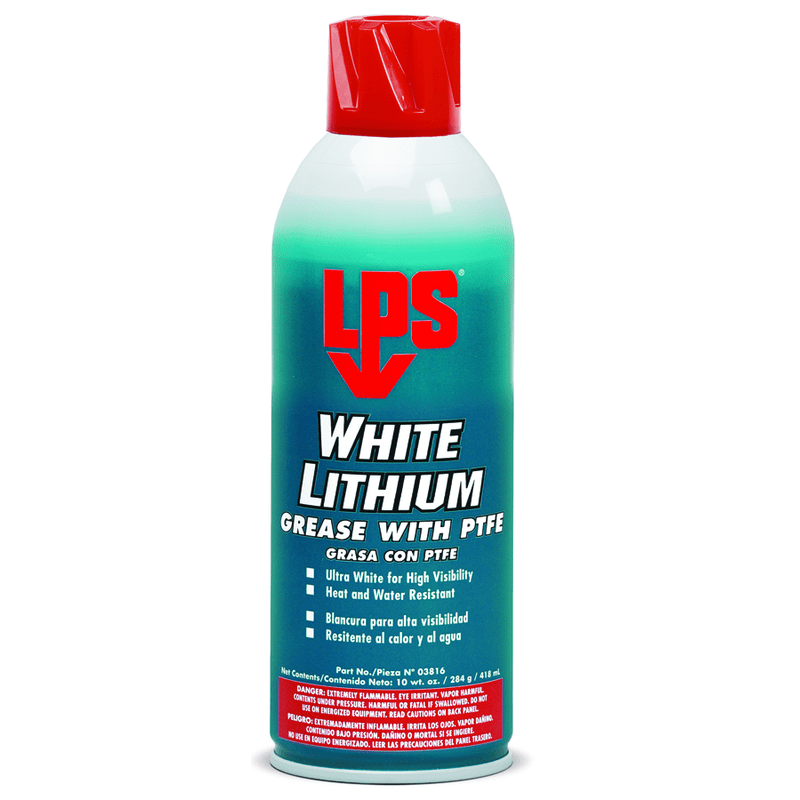 LPS LJ6003816 White Lithium Grease – 10 oz Supply