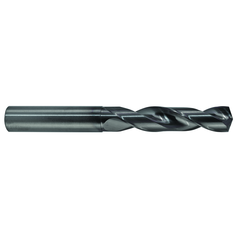 M A Ford AX2704486 6 mm Dia. x 6 mm Shank x 28 mm Flute Length x 66 mm OAL, 3xD, 142°, AlTiN, 2 Flute, Coolant Thru, Round Solid Carbide Drill Sale