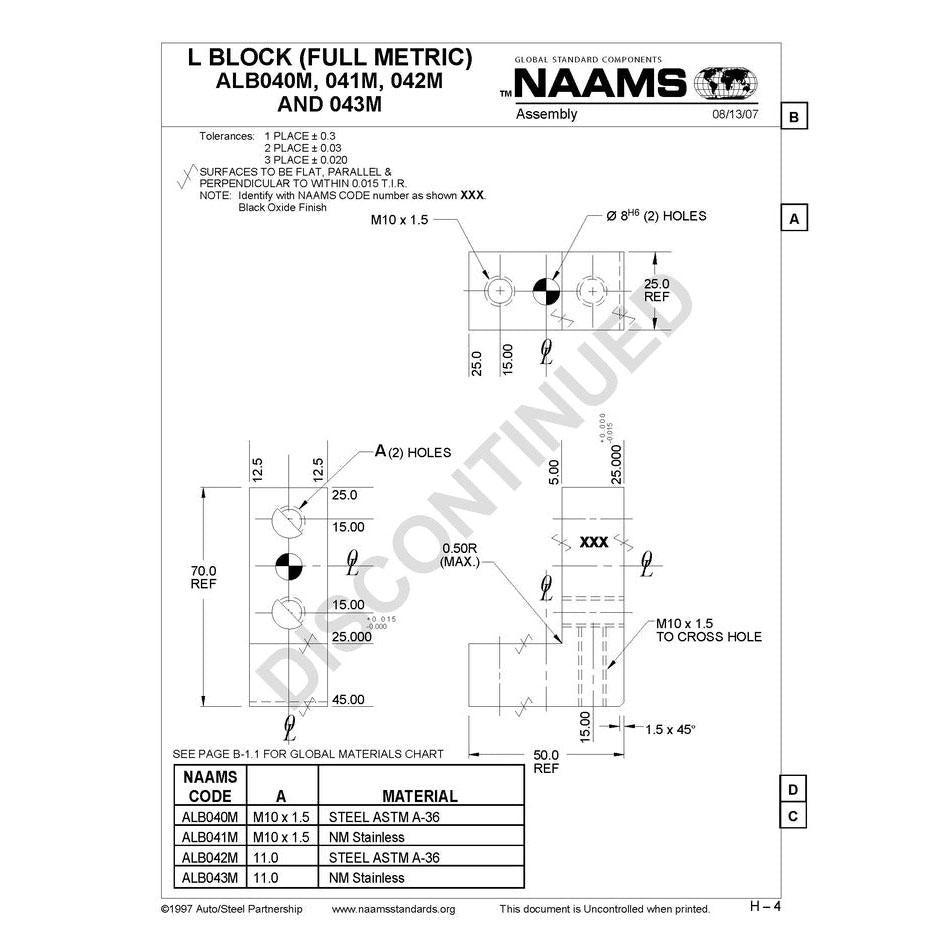 NAAMS L-Blocks ALB041M Hot on Sale