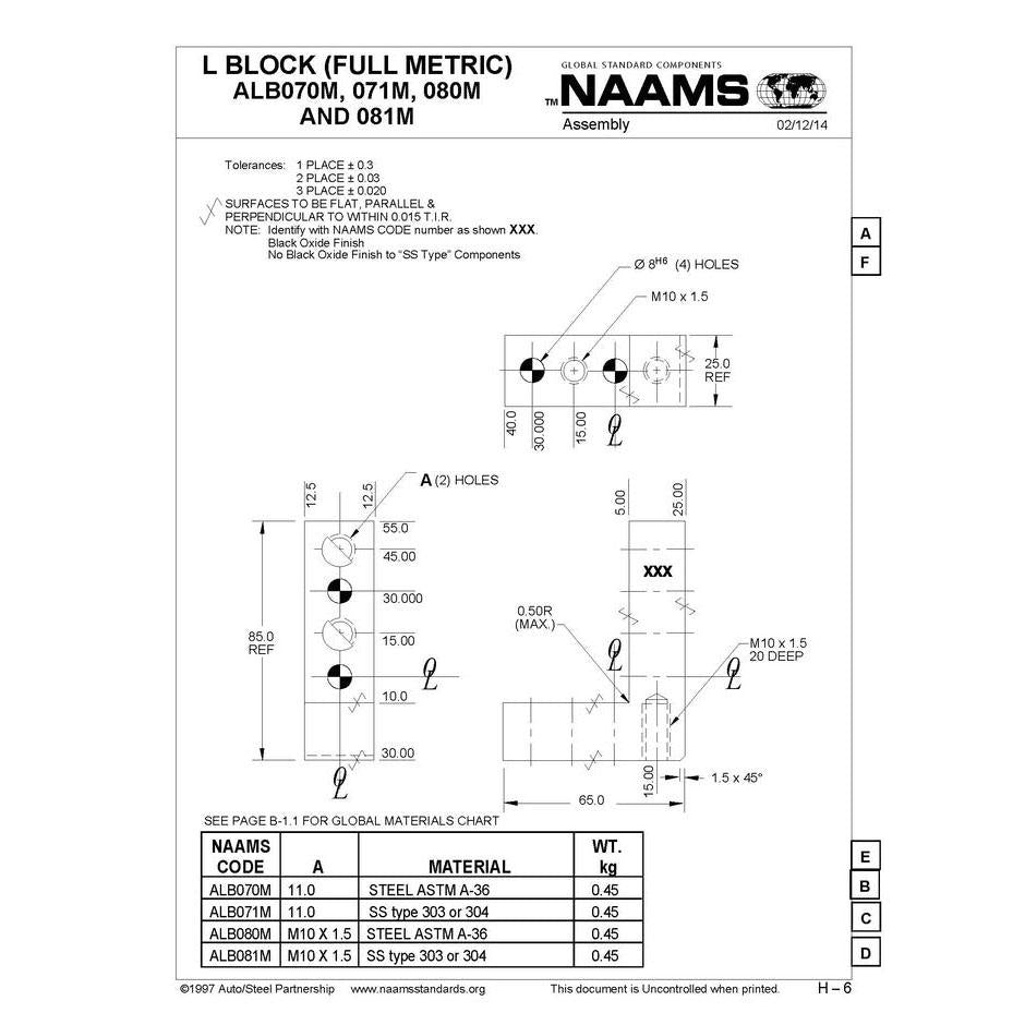 NAAMS L-Blocks ALB080M Online