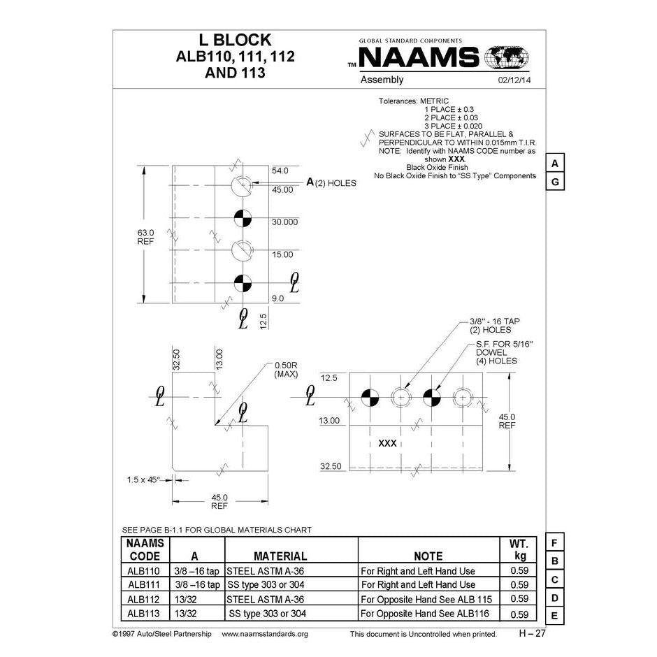 NAAMS L-Blocks ALB113 Fashion