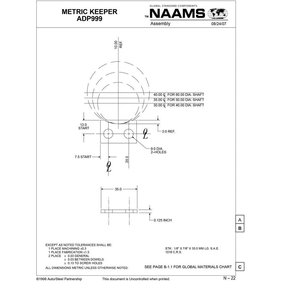 NAAMS Keeper ADP999 Fashion