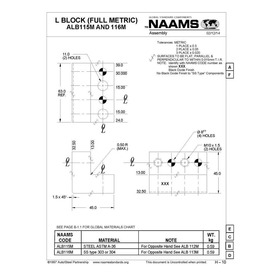NAAMS L-Blocks ALB115M Online now