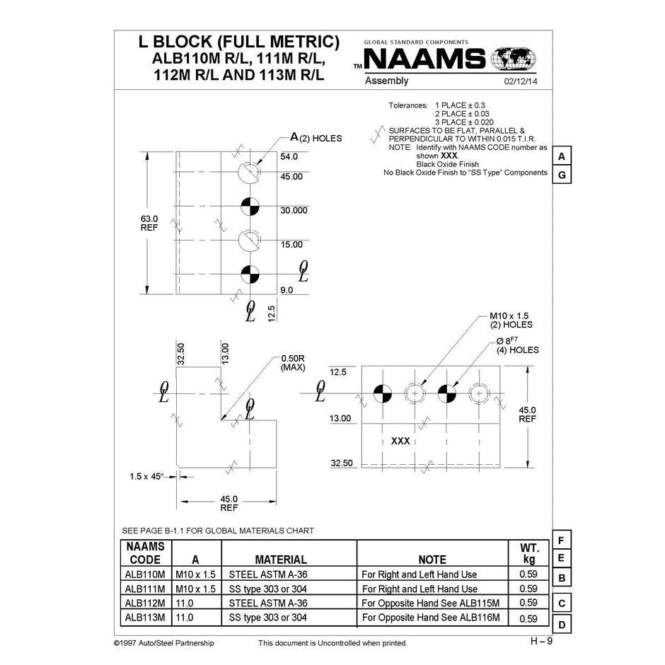 NAAMS L-Blocks ALB111M Online