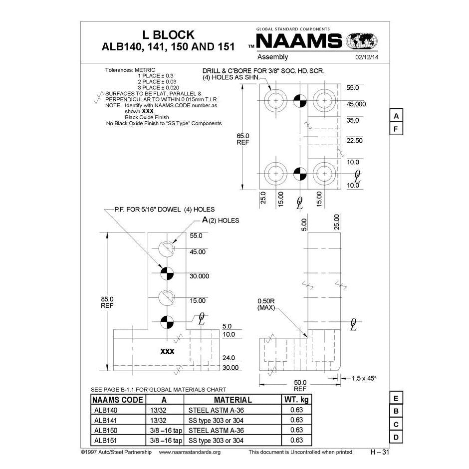 NAAMS L-Blocks ALB141 Fashion