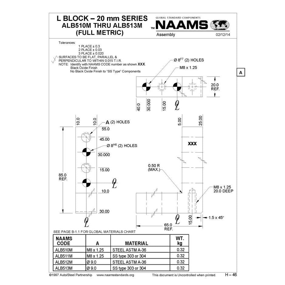 NAAMS L-Blocks ALB513M Sale