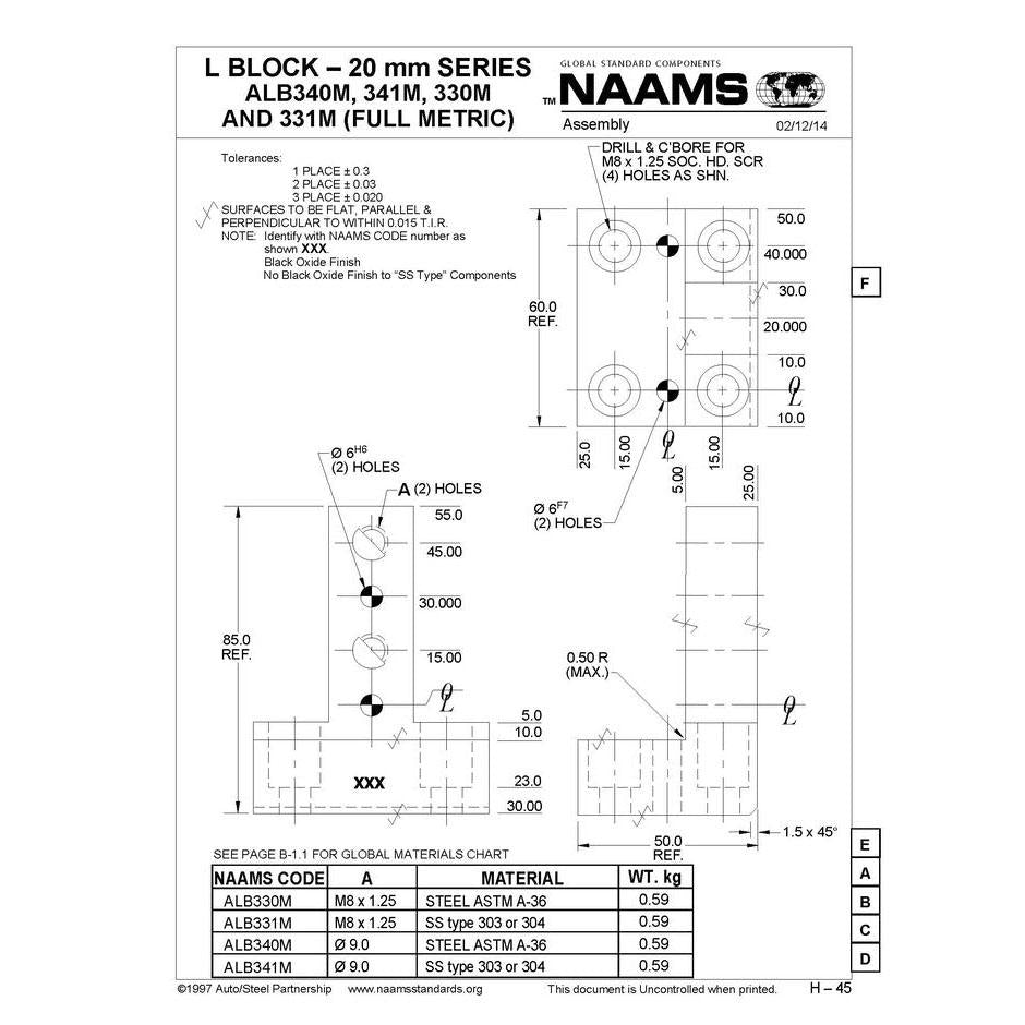 NAAMS L-Blocks ALB331M on Sale