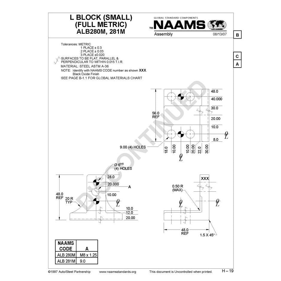 NAAMS L-Blocks ALB281M on Sale