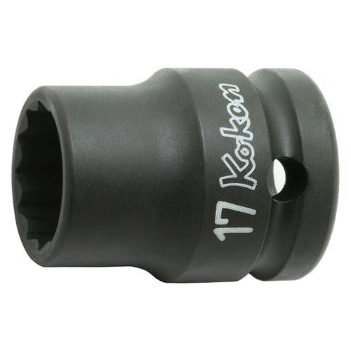 Ko-ken 14406M-32 1/2 Sq. Dr. Socket  32mm 12 point Length 42mm Thin walled Supply